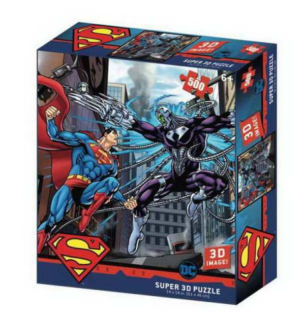 Prime 3D 32522-SBM Пазл 3D 500 Супермен против Электро