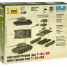 Звезда 6160з Сборная модель - Советский танк Т-34/85 1:100