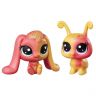 Hasbro C0799 LPS Радужная коллекция Пара мини-петов Кролик и Божья коровка