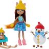 Mattel GNP16 Энчантималс Игровой набор Кукла Шарлотта Белка со снеговиком