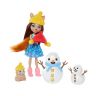 Mattel GNP16 Энчантималс Игровой набор Кукла Шарлотта Белка со снеговиком