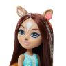 Mattel GNP16 Энчантималс Игровой набор Кукла Шарлотта Белка со снеговиком