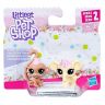 Hasbro E1071 LPS S2 Парочка зефирных мини-петов Обезьянка и слоник