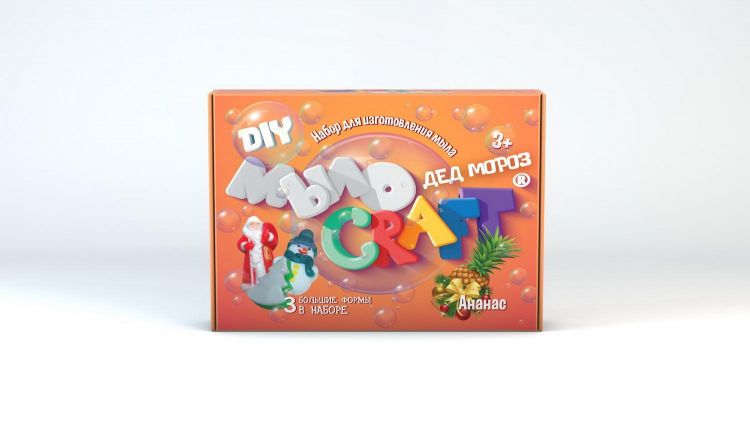 ВИСМА 897пл Набор для творчества ВИСМА Юный химик Мыло Craft Дед Мороз Ананас ВИСМА 897пл Набор для творчества ВИСМА Юный химик Мыло Craft Дед Мороз Ананас