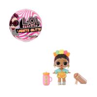 LOL Surprise 564829 Кукла ЛОЛ Сюрприз Lights Glitter серия Неон, с аксессуарами, в шаре