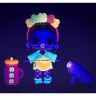 LOL Surprise 564829 Кукла ЛОЛ Сюрприз Lights Glitter серия Неон, с аксессуарами, в шаре
