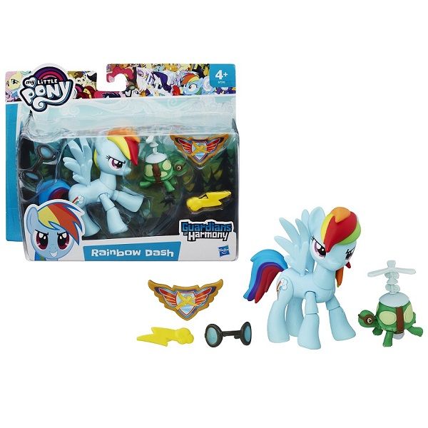 Hasbro B7295 MLP Фигурка «Харнители Гармонии» с артикуляцией, Rainbow Dash