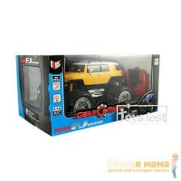 KidzTech 85033 Радиоуправляемый автомобиль Toyota FJ Cruiser с большими колесами, 1:16, желтый