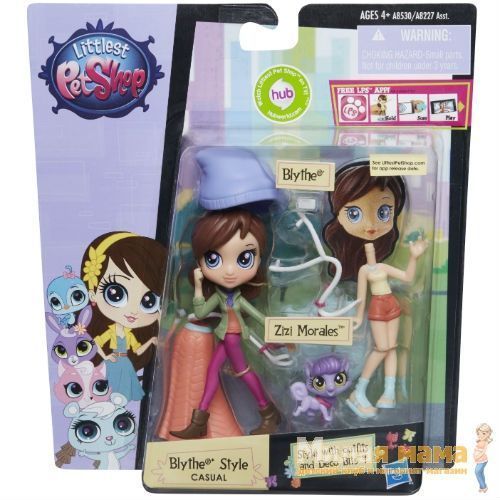 Hasbro A8530 LPS Модница Блайс и зверюшка Блайс в стиле кэжуал
