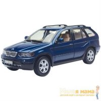 Motormax 73105 Коллекционная модель машины BMW X5, 1:18, синий металлик