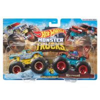 Mattel FYJ64 Игровой набор Mattel Hot Wheels Машинки Монстер трак коллекционные взаимное уничтожение, набор из 2-х штук