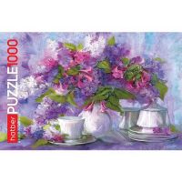 Hatber 1000ПЗ2-16974 Пазл Цветочная акварель, 1000 элементов, 45х68 см
