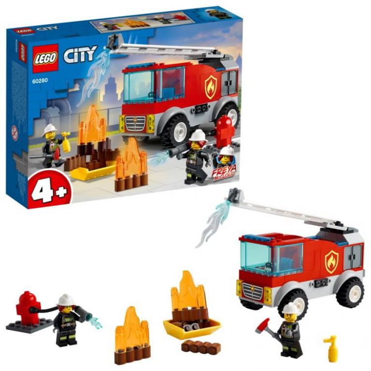 LEGO (Лего) 60280-L Конструктор LEGO CITY Fire Пожарная машина с лестницей LEGO (Лего) 60280-L Конструктор LEGO CITY Fire Пожарная машина с лестницей