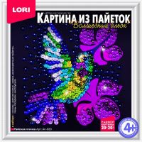 LORI Ап-020 Картина из пайеток Райская птичка