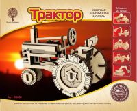 ЧУДО-ДЕРЕВО 80091 Модель деревянная сборная Трактор (mini)