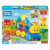Mattel FWK22 Игровой набор Mattel Mega Bloks Поезд Алфавит