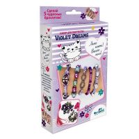 ORIGAMI 05887 Набор для творчества ORIGAMI Создание украшений Violet Dreams Пять браслетов