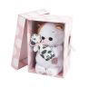 BUDI BASA LB-003 Мягкая игрушка Кошечка Ли-Ли BABY с жирафиком, 20 см