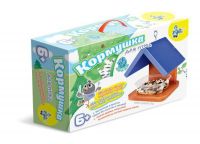 Птичий дом своими руками. Кормушка для птиц (с синей крышей)