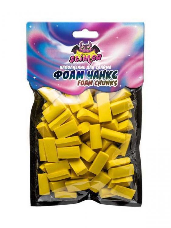 Slimer SSS30-15 Наполнение для слайма "Фоам Чанкс (Foam Chunkc)", желтый