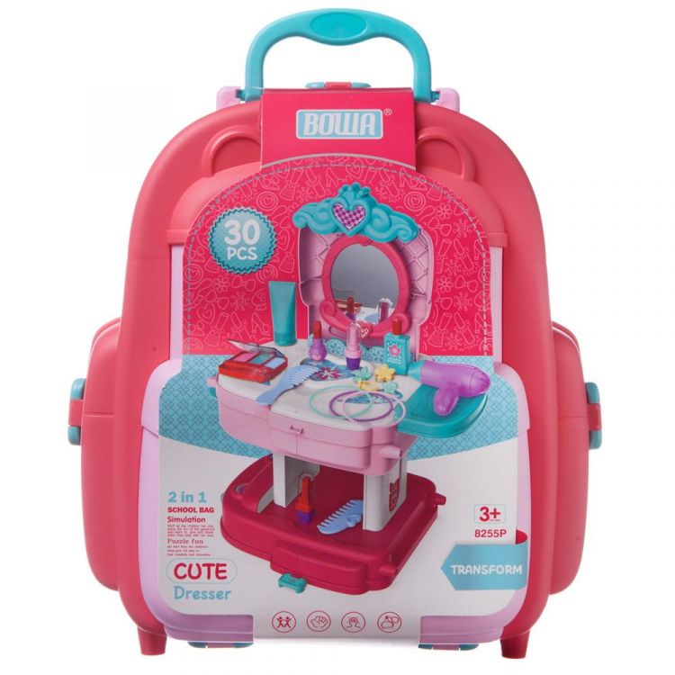 Junfa WK-13690 Чемоданчик-ранец "Салон красоты"