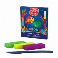 ErichKrause 41767ЕК ArtBerry Классический пластилин с алоэ вера Neon, 12 цветов со стеком, 216г