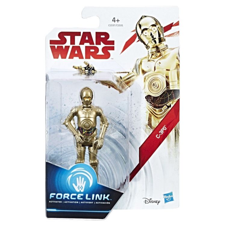 Hasbro C1537 Star Wars Эпизод 8 Фигурка C-3PO с двумя аксессуарами, 9 см