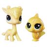 Hasbro C0800 LPS Радужная коллекция Пара мини-петов Жираф и птичка