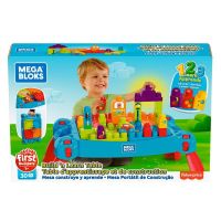 Mattel FGV05 Детский стол Mattel Mega Blocks Мой первый конструктор, для конструирования