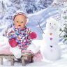 Zapf Creation 825-273 Кукла BABY born интерактивная Зимняя пора, 43 см
