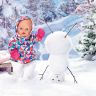 Zapf Creation 825-273 Кукла BABY born интерактивная Зимняя пора, 43 см