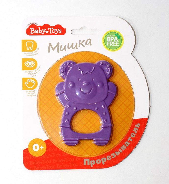 Десятое королевство 04132ДК Прорезыватель Десятое королевство Baby Toys "Мишка"