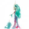 Mattel GJX41 Энчантималс Кукла Нарвал Надди с любимой зверушкой, 15 см