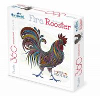 ORIGAMI 02633 Пазл Узорный петух FireRooster, 360 элементов