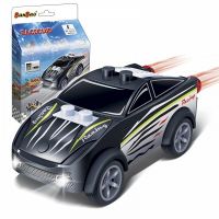 Banbao 8626 Конструктор Банбао "Машина" (черная/оранжевая), инерционная, 23 детали (можно играть через приложения Google Play & AppStore)