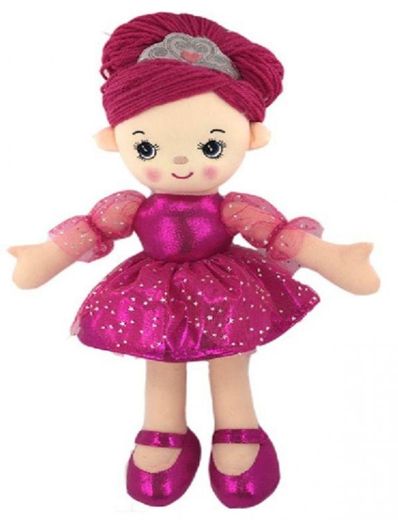 Sandeer Toys Corp. LTD M6003 Кукла мягконабивная, балерина, 30 см