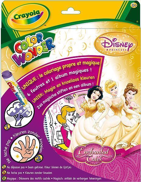 Crayola 55503 Волшебная раскраска Color Wonder с фломастерами "Принцессы" 
