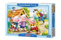 Castorland C260-26357 Пазл Три поросенка, 260 деталей