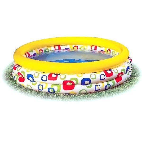 Intex 58449 Бассейн надувной "Color Wave Pool", 168х41 см