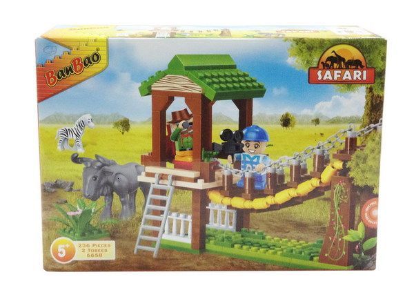 Banbao 6658 Конструктор Банбао Сафари, 236 деталей