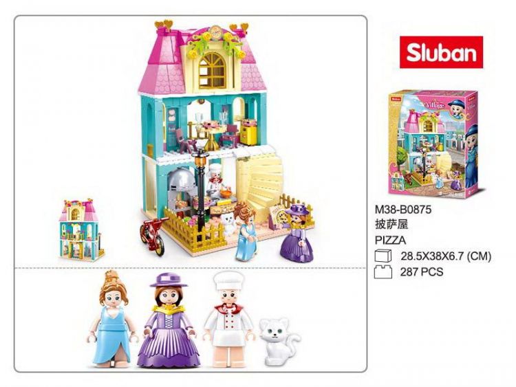 Sluban M38-B0875 Конструктор Sluban: Розовая мечта Пиццерия