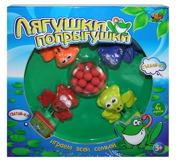 ABtoys PT-00144 Настольная игра "Лягушки-попрыгушки"