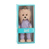 Orange Toys LD2/080 Мягкая игрушка Orange Toys Собачка Lucky Yoyo: Черничное мороженое с каркасом 37, коробка 44 см