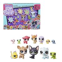 Hasbro E2072 LPS S3 Набор из 12 коллекционных питомцев "Счастливые Петы"
