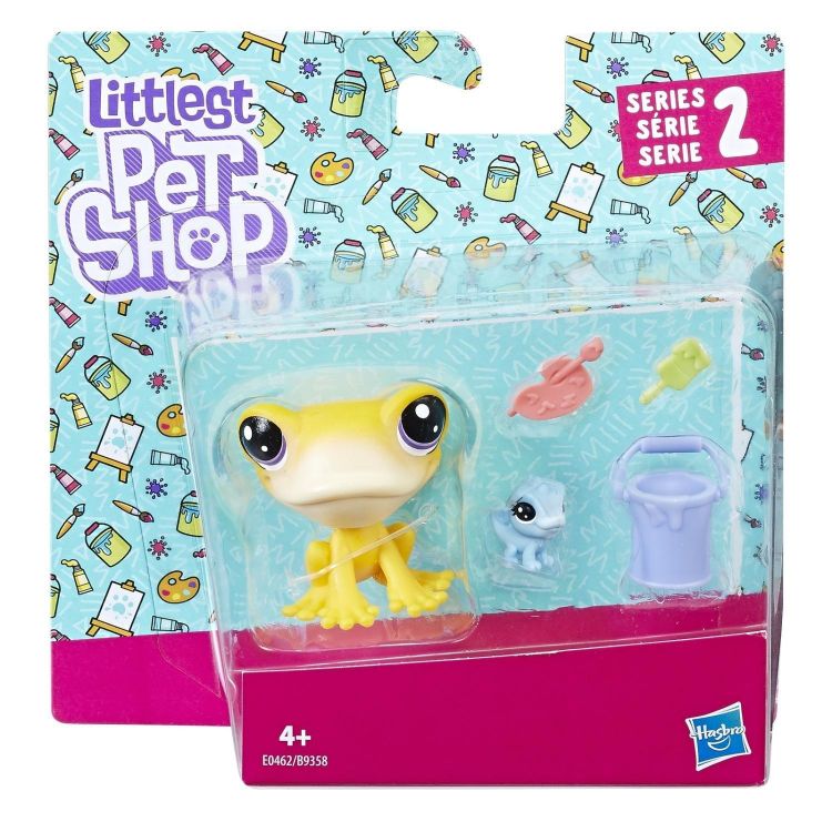 Hasbro E0462 LPS S2 Парочка Лягушка и игуана