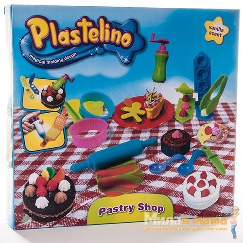 Plastelino NOR3288 Пластелино "Пекарня" - масса для лепки + аксессуары