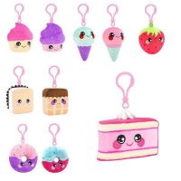 Beverly Hills Teddy Bear Co. SQS00723 Squeezamals (Скуизамалс), Серия "Desserts", фигурки десертов с карабином, 6,5 см