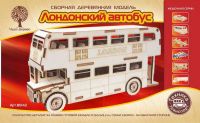 ЧУДО-ДЕРЕВО 80142 Сборная деревянная модель Лондонский автобус 