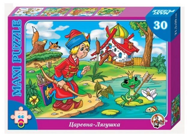 Десятое королевство 00205 Пазл макси Царевна-лягушка, 30 деталей
