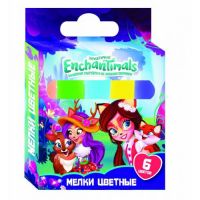 CENTRUM 89101 Набор мелков CENTRUM Мел цветной "Enchantimals", 6 штук в упаковке